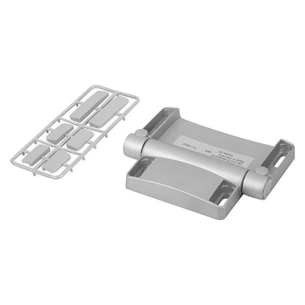Additional Hinge For Safety Hinge Switch  98X116, Zinc, Long Version, Comp:Plastic, Kipp, Mfr#: K1501.98116